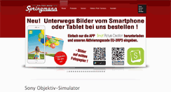Desktop Screenshot of foto-springmann.de